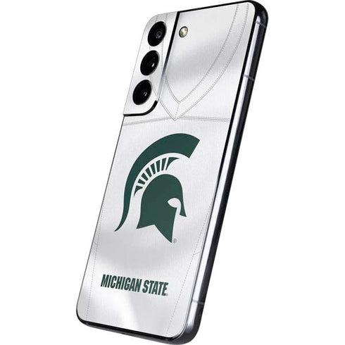Michigan State University White Jersey Galaxy S22 Skin